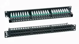 Патч-панель PLHD-48-Cat.6-Dual IDC-1U высокой плотности 19', 1U, 48 портов RJ-45, категория 6, Dual IDC (PLHD-48-Cat.6-Dual)