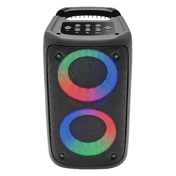 Беспроводная Bluetooth-колонка Perfeo Dual Ring 3" II черная (PF_D0051)-0