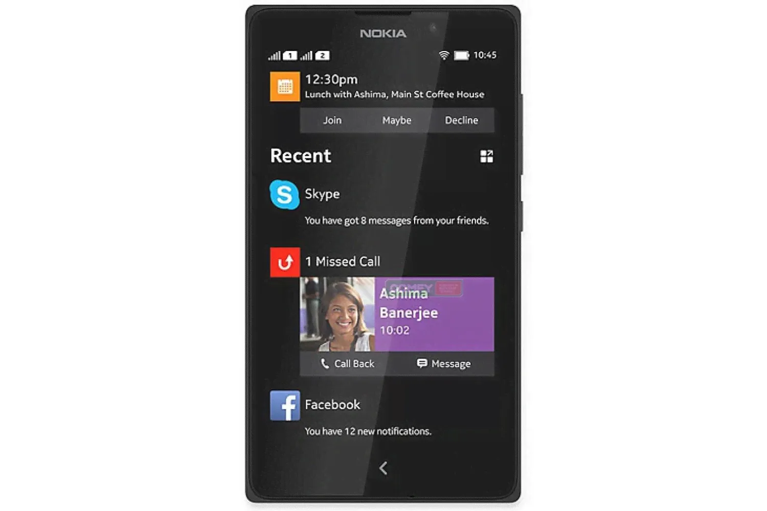 Смартфон NOKIA XL DUAL SIM Black-0