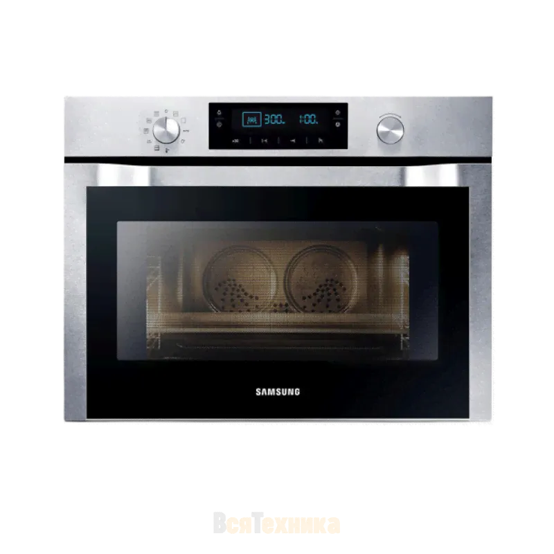 Компактный духовой Шкаф Samsung NQ-F700, 50 л с СВЧ и Dual Fan (NQ50C7535DS)-0