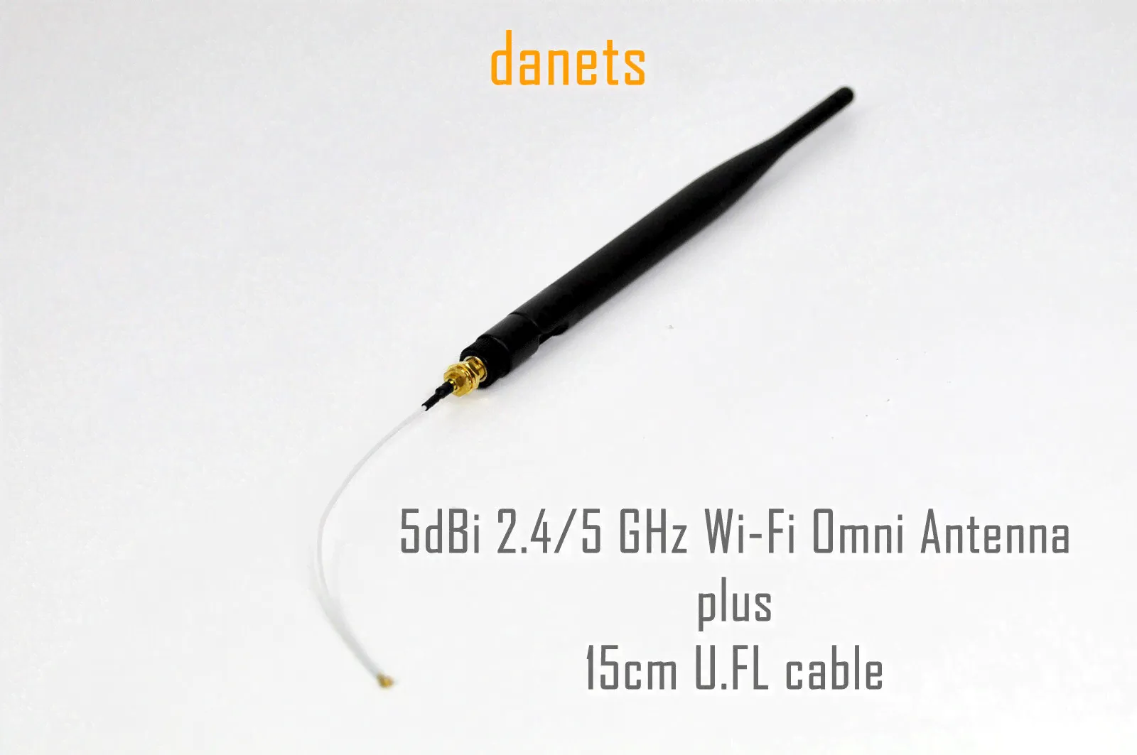 5dBi DUAL BAND 2.4GHz 5GHz OMNI directional antenna 802.11ac 11n PLUS U.FL cable