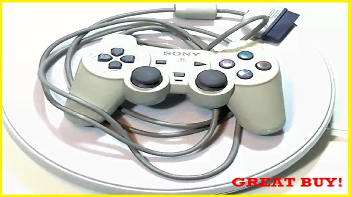 Sony PlayStation 1 Best Classic Grey Dual Shock Controller