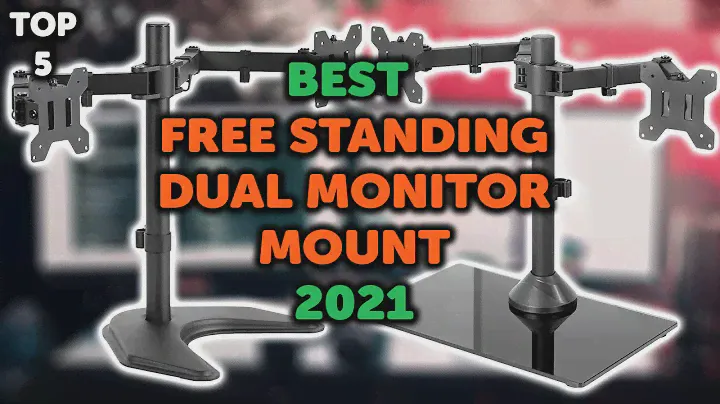 5 Best Free Standing Dual Monitor Mount | Top 5 Free Standing Dual Monitor Desk Stand 2021