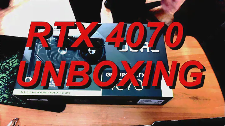 ASUS Dual GeForce RTX 4070 OC Edition 12GB - Unboxing