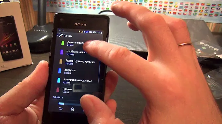 Распаковка смартфона SONY XPERIA M DUAL