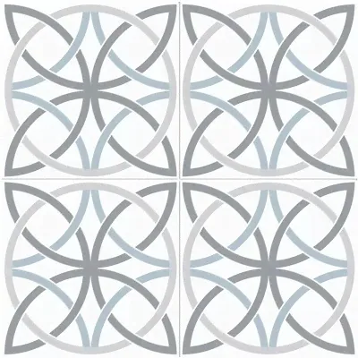 Напольная плитка Dual Gres Chic DG_CH_B_WH White bosham 45x45