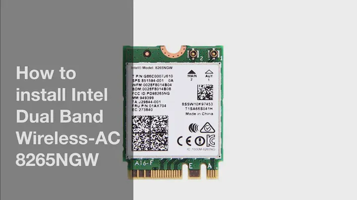 Как установить карту Wi-Fi — руководство Intel Dual Band Wireless-AC 8265