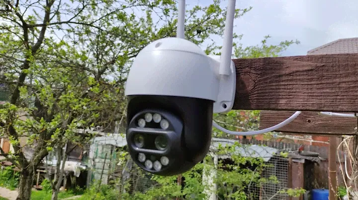 Поворотная WiFi камера видеонаблюдения с двойным объективом ANBIUX A8SB PTZ Dual Lens