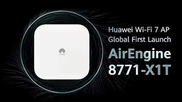 Industry's First Enterprise-Class Wi-Fi 7 AP — AirEngine 8771-X1T