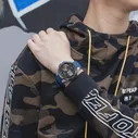 SKMEI Dual Time 10ATM водонепроницаемые часы с большим циферблатом для мужчин Топ бренд силиконовый ремешок цифровые кварцевые наручные часы Relogio ... (art.: 3920b72556189)