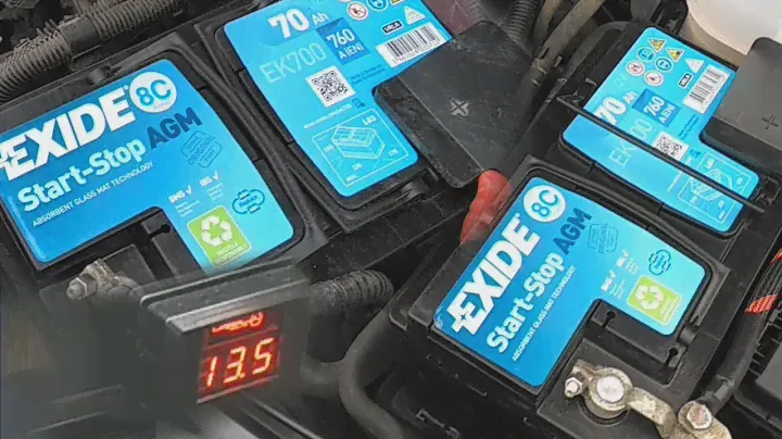 Второй AGM Exide 70Ач. АВТОЗВУК питание.