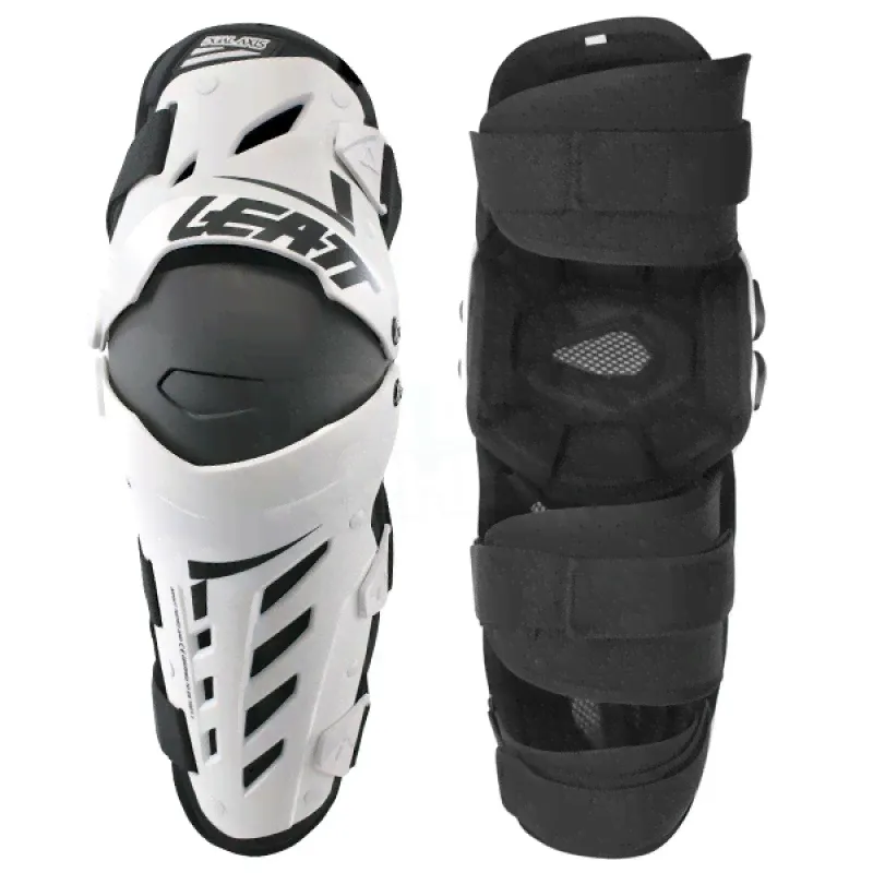 Наколенники Leatt Dual Axis Knee & Shin Guard White/Black L/XL (5017010176)-0