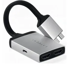 Адаптер Satechi Type-C Dual HDMI ST-TCDHAS (Silver)
