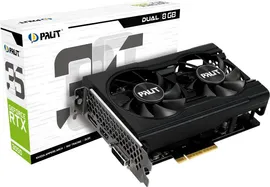 Видеокарта Palit PCI-E 4.0 PA-RTX3050 DUAL NV RTX3050 8Gb 128bit GDDR6 1552/14000 DVIx1/HDMIx1/DPx1/ NE63050018P1-1070D