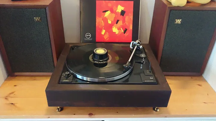 Dual CS 505-3 Turntable With A Unique Custom Ebonized Wooden Plinth