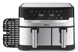 Tefal Аэрогриль Dual Easy Fry Grill EY905D, черно-серый