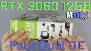 Unboxing RTX 3060 Palit Dual OC