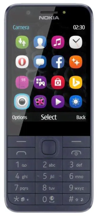 Телефон Nokia 230 Dual Sim темно-синий-0