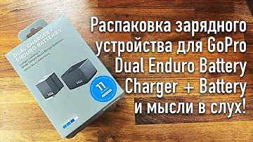 Распаковка оригинального зарядного устройства Dual Enduro Battery Charger + Battery