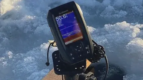 GARMIN Striker 4,  how to….. on the ice
