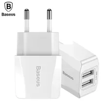 Универсальное зарядное устройство Dual USB, Baseus