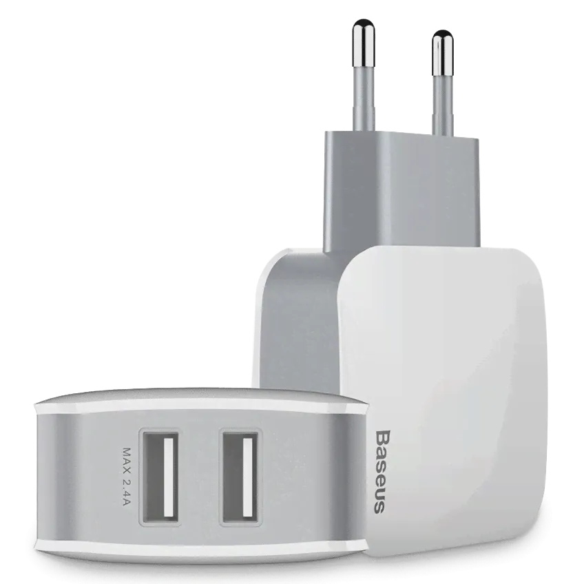 Сетевой адаптер Baseus Letour Dual USB Charger