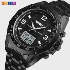 🛍 SKMEI Dual Time Мужские Цифровые спортивные часы Chrono Alarm мужские наручные часы модные мужские часы с датой 1504