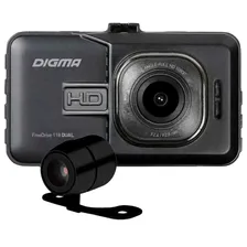 Видеорегистратор DIGMA FreeDrive 118 DUAL, 2 камеры отзывы