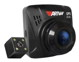 Видеорегистратор Artway AV-398 GPS Dual Compact цвет черный 12Mpix, разрешение 1080x1920, запись в HD 1080p (1407244)