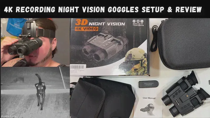 4K Recording Night Vision Goggles Setup & Review