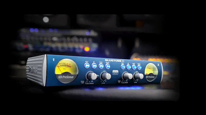 Демонстрация предусилителя PreSonus Bluetube v2. Сэмплы акустики и вокала с предусилителем и без него.