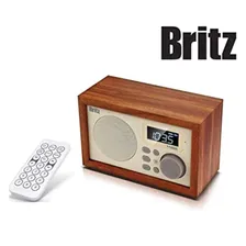Britz BA-C1 SoundRoom Portable Bluetooth Speaker Audio Radio Clock Dual Alarm