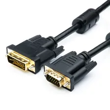 Кабель VGA - DVI-I 1.8 м (DVI-I Dual link, черный), AT6143
