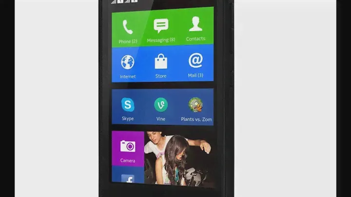 Мобильный телефон Nokia X Dual SIM Видео Обзор