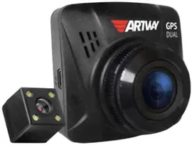 Автомобильный видеорегистратор Artway Видеорегистратор AV-398 GPS Dual Compact черный 12Mpix 1080x1920 1080p 170гр. GPS