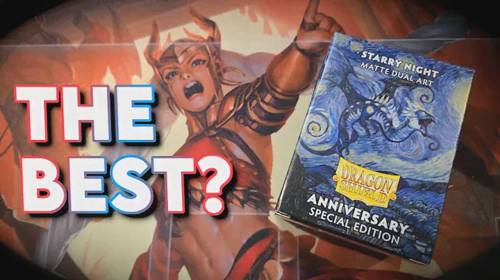 Dragon Shield Anniversary Sleeve Review | The BEST TCG Sleeves I've Ever Used.