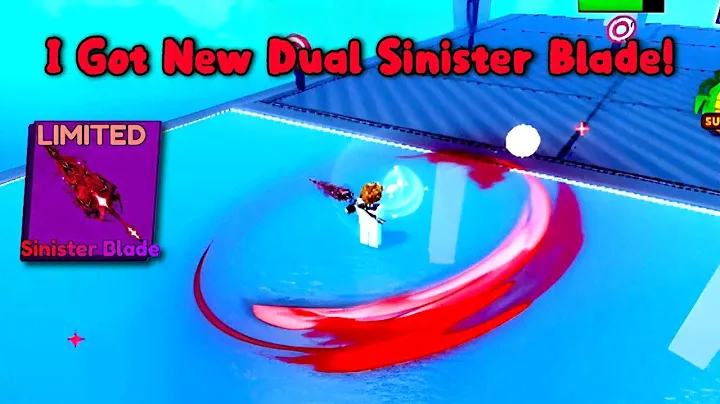 I Got New DUAL SINISTER BLADE SWORD IN BlADE BALL Roblox!