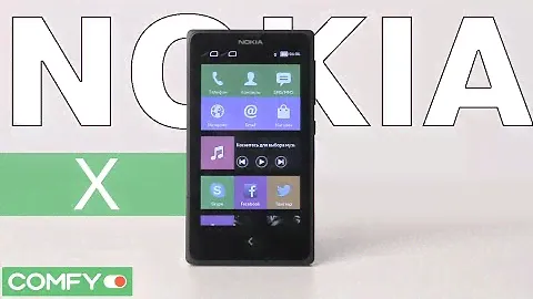 Nokia X Dual Sim - смартфон с поддержкой приложений для ОС Android - Видеодемонстрация от Comfy
