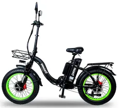 Электровелосипед Minako F11 Dual, салатовый