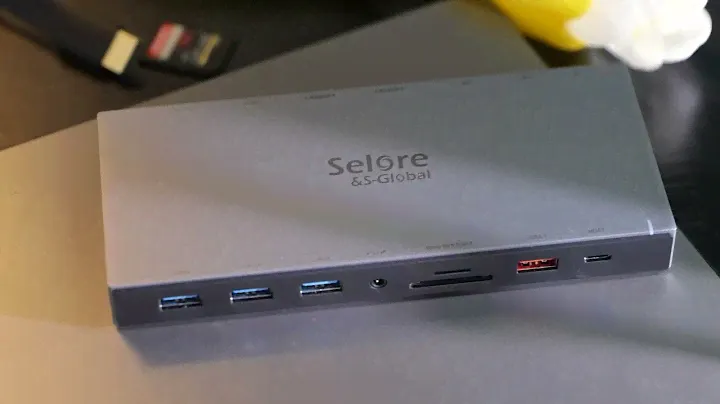 Selore&S-Global Docking Station 15 IN 1 With Dual HDMI