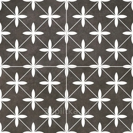 Dual Gres Chic DG_CH_P_BL Black poole 45x45 - керамическая плитка и керамогранит-2