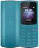 Мобильный телефон Nokia 105 TA-1557 Dual SIM EAC Cyan