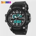 SKMEI Fashion Man Woman Watch Dual Time Display Sport Wristwatch Waterproof 1283