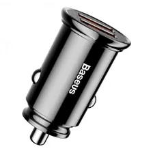 Автомобильное зарядное устройство (АЗУ) Baseus Dual BS-C16Q1 QC 3.0 (2 USB), 5 А