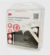 Самоклеющаяся застежка 3M Dual Lock SJ3560 прозр. 25мм х 2,5м