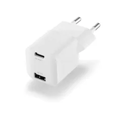 Сетевое зарядное устройство uBear Pulse Dual, 30 Вт, USB-C + USB-A , GaN