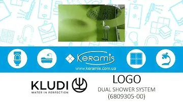 Ваше благоприятное самочувствие с #душевой системой Kludi Logo Dual Shower (6809305-00)