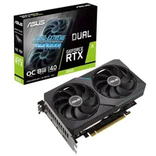 ASUS Видеокарта GeForce RTX 3050 Dual OC Edition 8 ГБ (DUAL-RTX3050-O8G)