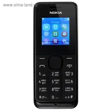 Сотовый телефон Nokia 105 Dual Sim Black