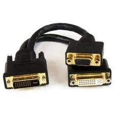 Huawei DVI-I to DVI-D+VGA Dual display line adapter